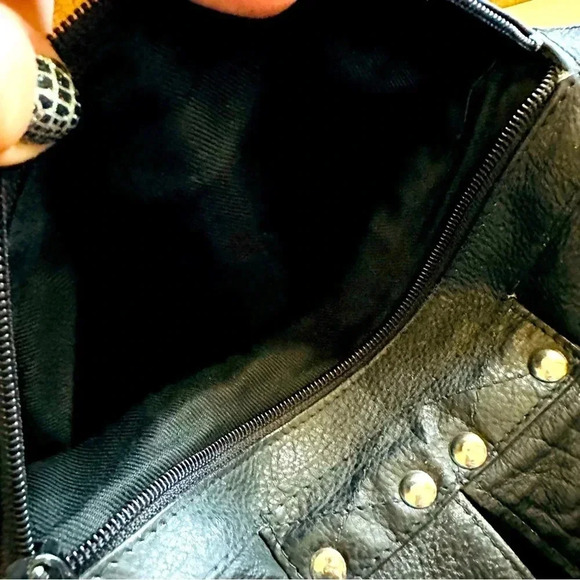 Unisex Vintage Merlin Lederwerkstatt Large Leather Backpack - Picture 10 of 12